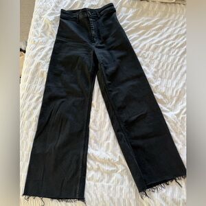 Zara Marnie Black Straight Jeans